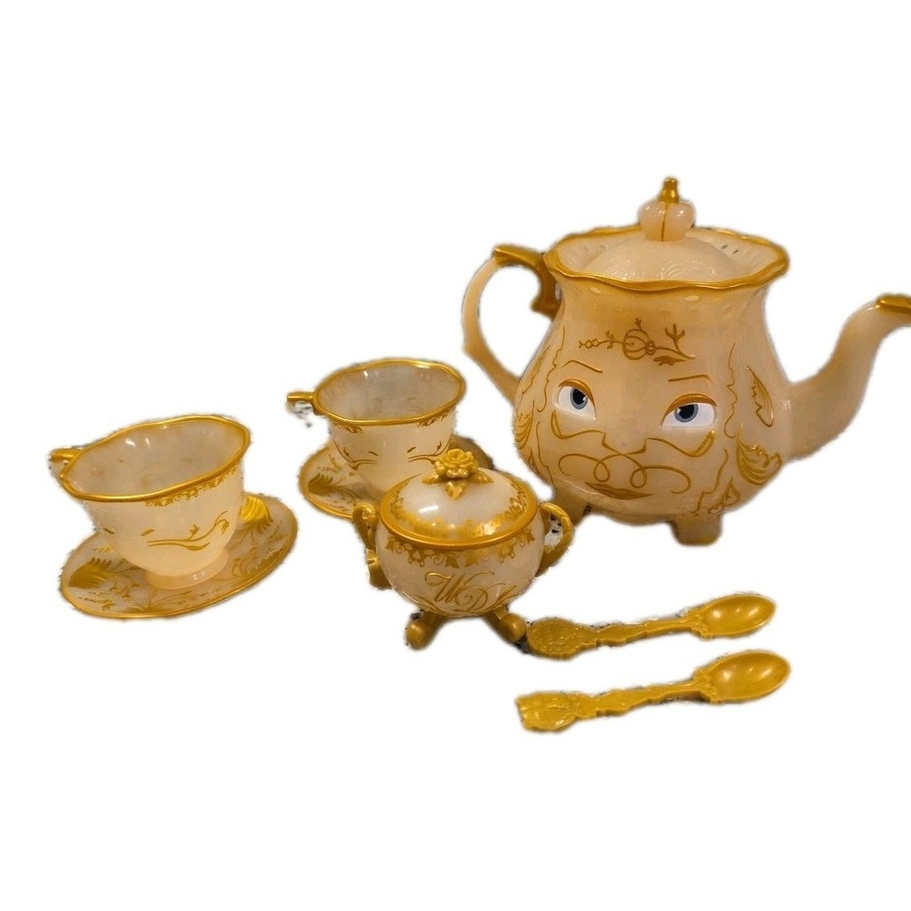 Disney Store Beauty‎ and the Beast Enchanted Objects Tea Set Mrs Potts Chip Toy